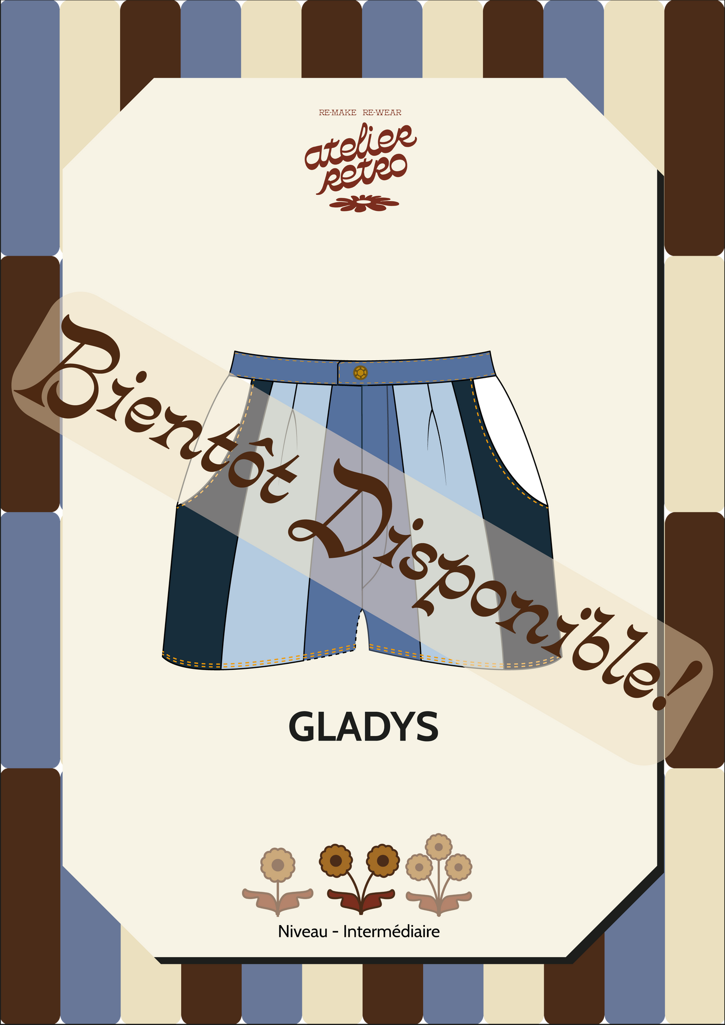 Patron de couture PDF - Short GLADYS