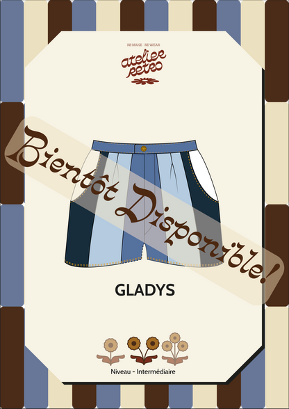 Patron de couture PDF - Short GLADYS