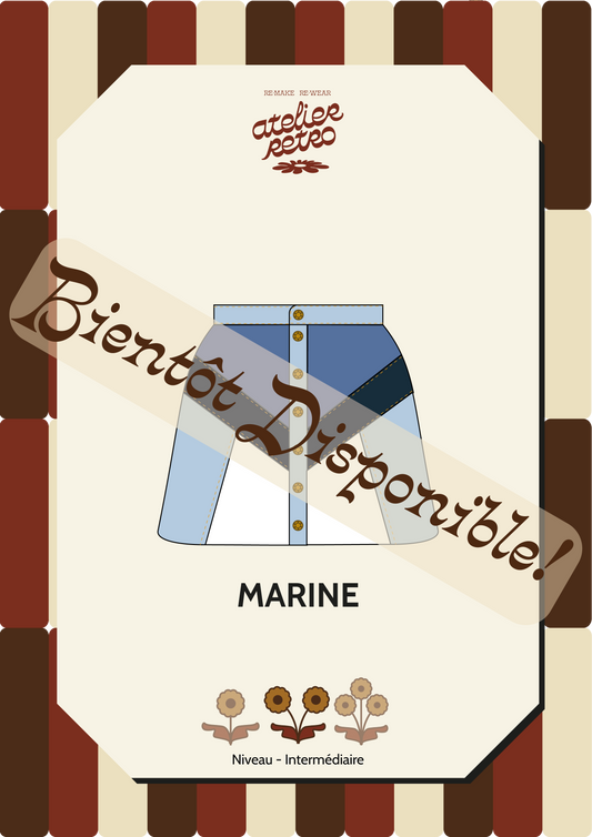 Patron de couture PDF - La Jupe MARINE