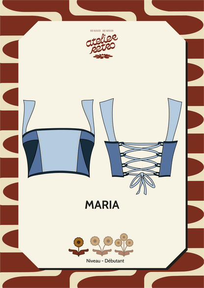 Patron de couture PDF - Le Top MARIA