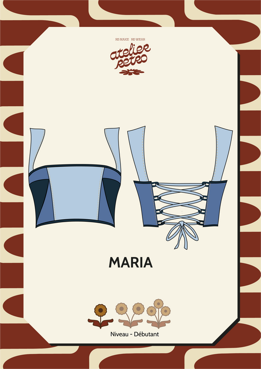 Patron de couture PDF - Le Top MARIA
